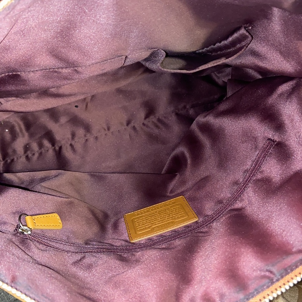 Fashion Coach Laura Signature Embossed Leather Tote F18336 - Picture 9 of 11